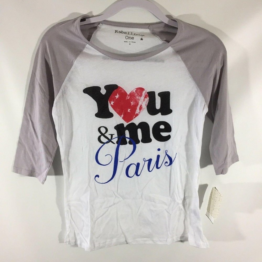 Rebellious‎ One You Me Paris Shirt Women's Small